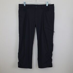 Eddie Bauer Black Capris Size 8